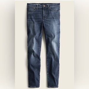 J. Crew 10" toothpick jean in Blue Waterline wash